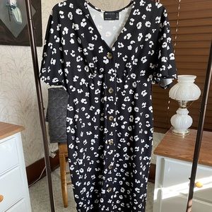 ASOS DESIGN Maternity animal print dress